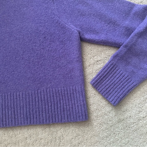 Universal Threads Purple Pull Over Cropped Sweater - Picture 5 of 6